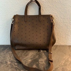Madewell medium size brown crossbody purse